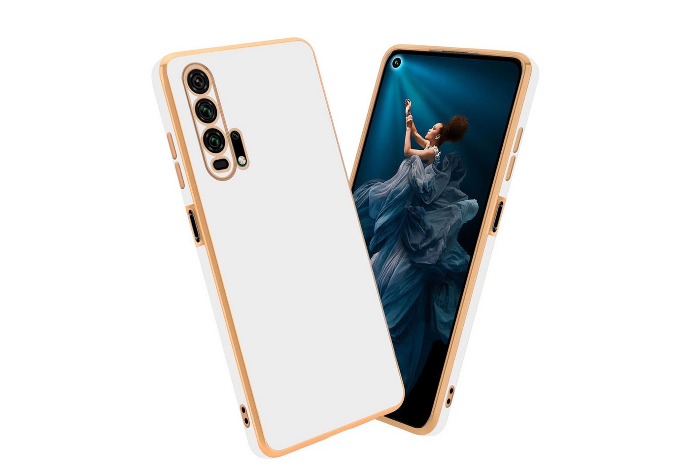 Cadorabo Handyhülle für Honor 20 PRO Hülle Honor 20 PRO, Schutzhülle - TPU Silikon Hülle - mit Kameraschutz Cadorabo Handyhülle für Honor 20 PRO Hülle Honor 20 PRO, Schutzhülle - TPU Silikon Hülle - mit Kameraschutz von Cadorabo