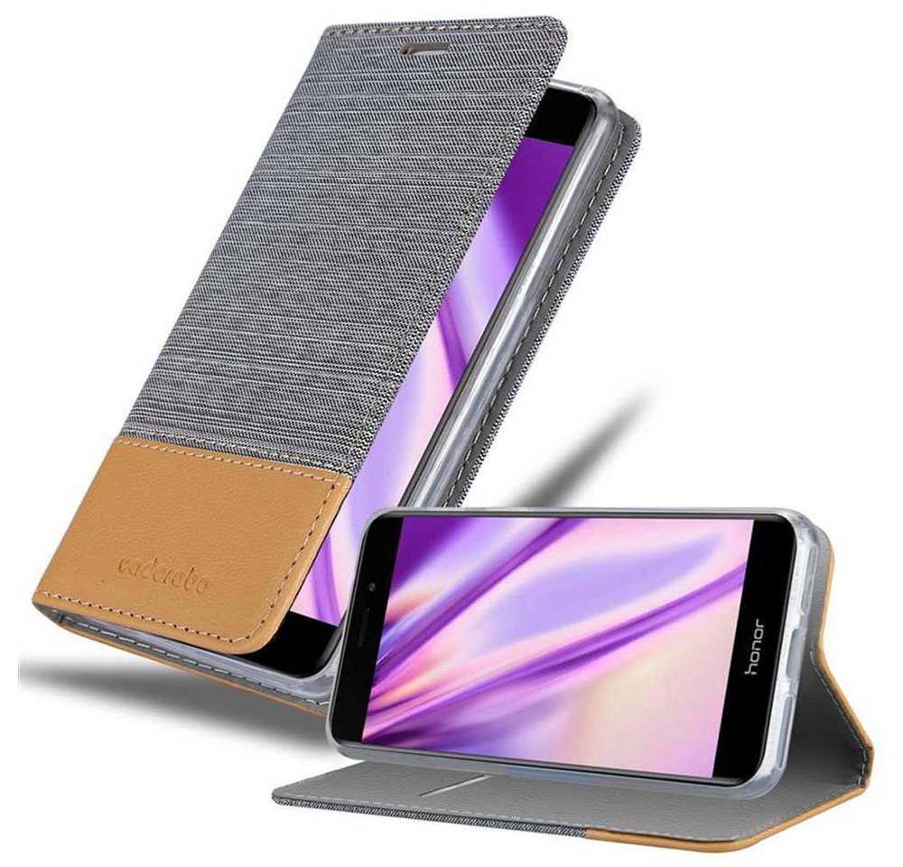 Cadorabo Handyhülle für Honor 6C Hülle Honor 6C, Klappbare Handy Schutzhülle - Hülle - mit Standfunktion und Kartenfach Cadorabo Handyhülle für Honor 6C Hülle Honor 6C, Klappbare Handy Schutzhülle - Hülle - mit Standfunktion und Kartenfach von Cadorabo