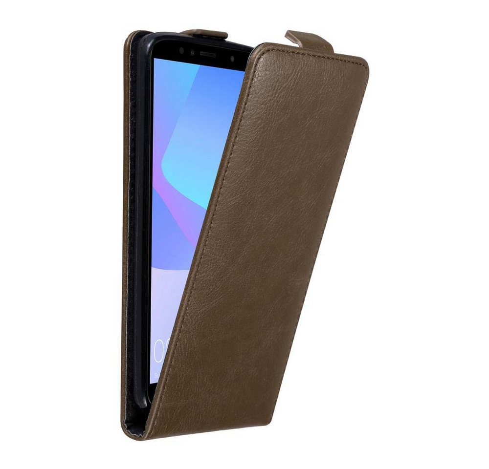 Cadorabo Handyhülle für Honor 7A / Huawei Y6 PRIME 2018 Hülle Honor 7A / Huawei Y6 PRIME 2018, Handy Schutzhülle, Klappbare Hülle, Kunstleder mit Magnetverschluss von Cadorabo