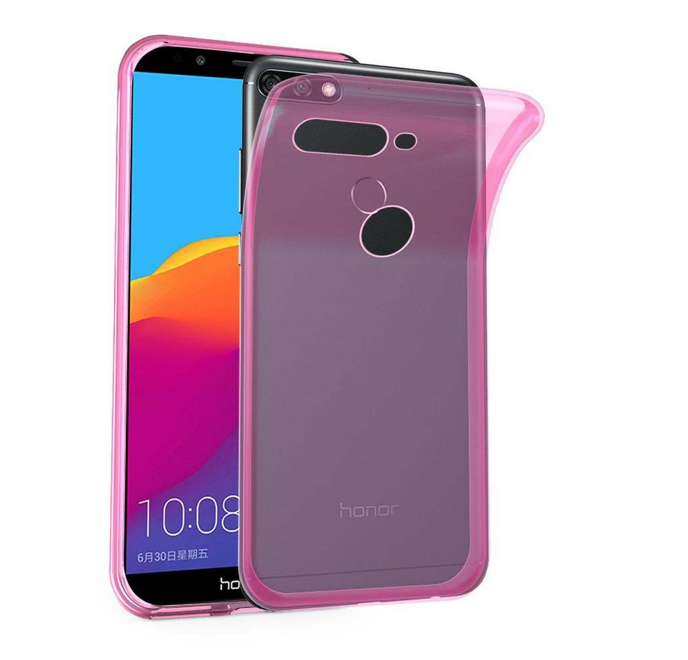 Cadorabo Handyhülle für Honor 7C / Huawei Y7 2018 Hülle Honor 7C / Huawei Y7 2018, Hülle TPU Silikon Handy Schutzhülle Slim Transparent Case Cover Cadorabo Handyhülle für Honor 7C / Huawei Y7 2018 Hülle Honor 7C / Huawei Y7 2018, Hülle TPU Silikon Handy Schutzhülle Slim Transparent Case Cover von Cadorabo