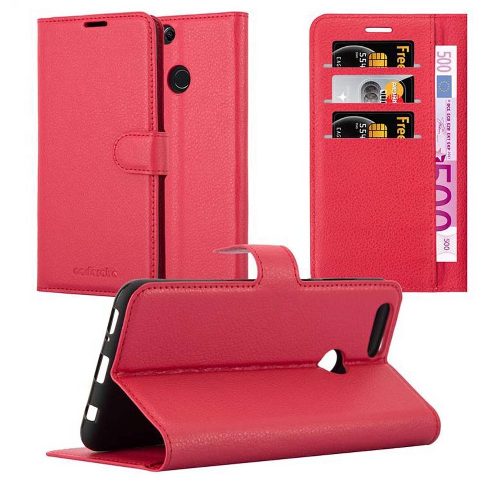 Cadorabo Handyhülle für Honor 7X Hülle Honor 7X, Hülle Schutzhülle mit Standfunktion, Kartenfach und Magnetverschluss Cadorabo Handyhülle für Honor 7X Hülle Honor 7X, Hülle Schutzhülle mit Standfunktion, Kartenfach und Magnetverschluss von Cadorabo