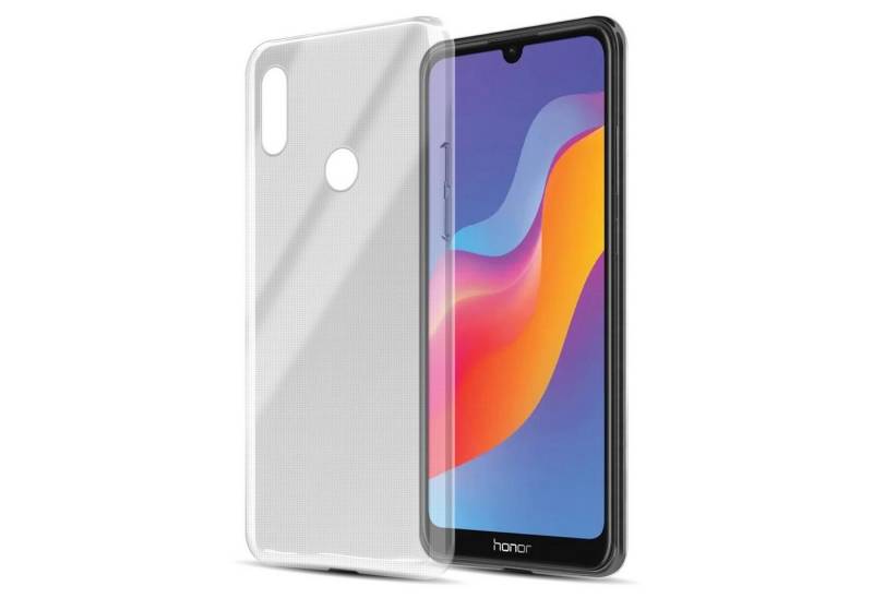 Cadorabo Handyhülle für Honor 8A PRIME Hülle Honor 8A PRIME, Hülle TPU Silikon Handy Schutzhülle Slim Transparent Case Cover von Cadorabo