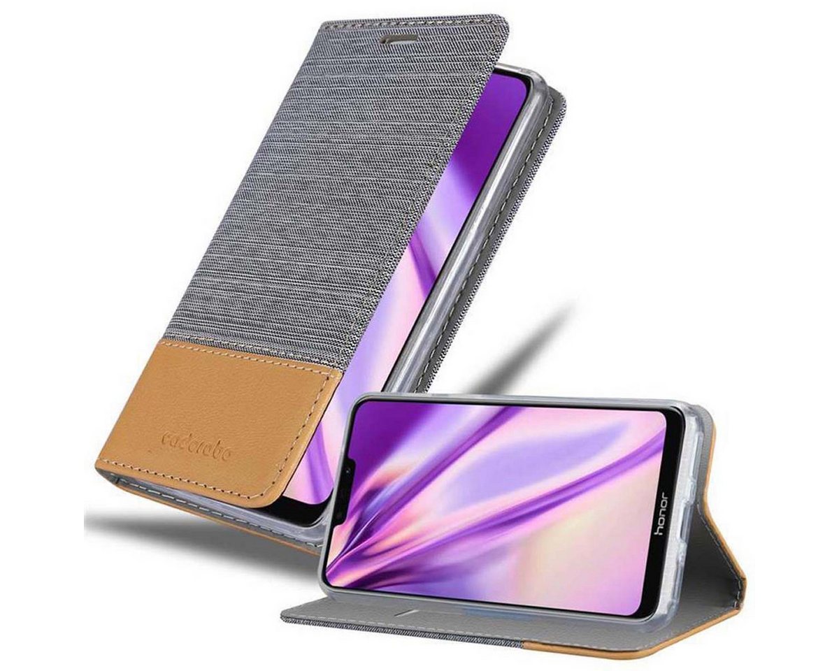 Cadorabo Handyhülle für Honor 8C Hülle Honor 8C, Klappbare Handy Schutzhülle - Hülle - mit Standfunktion und Kartenfach Cadorabo Handyhülle für Honor 8C Hülle Honor 8C, Klappbare Handy Schutzhülle - Hülle - mit Standfunktion und Kartenfach von Cadorabo
