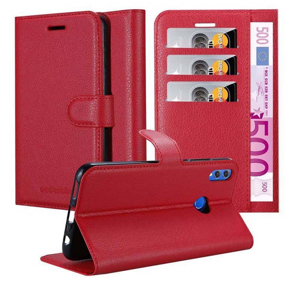 Cadorabo Handyhülle für Honor 8X Hülle Honor 8X, Hülle Schutzhülle mit Standfunktion, Kartenfach und Magnetverschluss Cadorabo Handyhülle für Honor 8X Hülle Honor 8X, Hülle Schutzhülle mit Standfunktion, Kartenfach und Magnetverschluss von Cadorabo