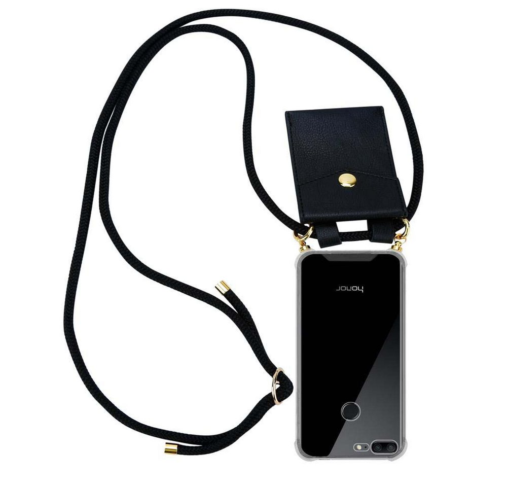 Cadorabo Handyhülle für Honor 9 LITE Kette Honor 9 LITE, Flexible TPU Silikon Handy Schutzhülle - Hülle - mit Handykette Cadorabo Handyhülle für Honor 9 LITE Kette Honor 9 LITE, Flexible TPU Silikon Handy Schutzhülle - Hülle - mit Handykette von Cadorabo