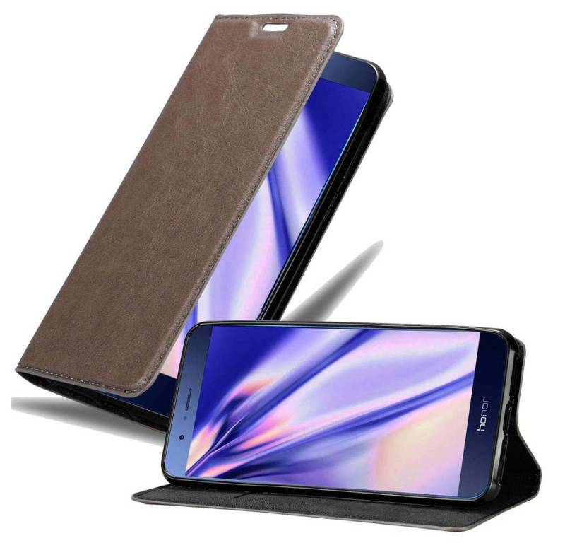 Cadorabo Handyhülle für Honor V9 Hülle Honor V9, Hülle Schutzhülle mit Standfunktion, Magnetverschluss und Kartenfach von Cadorabo