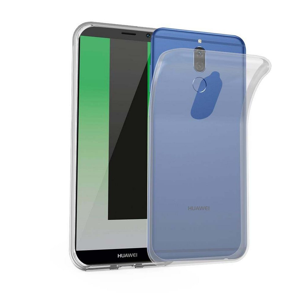 Cadorabo Handyhülle für Huawei MATE 10 LITE / NOVA 2i Hülle Huawei MATE 10 LITE, Hülle TPU Silikon Handy Schutzhülle Slim Transparent Case Cover Cadorabo Handyhülle für Huawei MATE 10 LITE / NOVA 2i Hülle Huawei MATE 10 LITE, Hülle TPU Silikon Handy Schutzhülle Slim Transparent Case Cover von Cadorabo