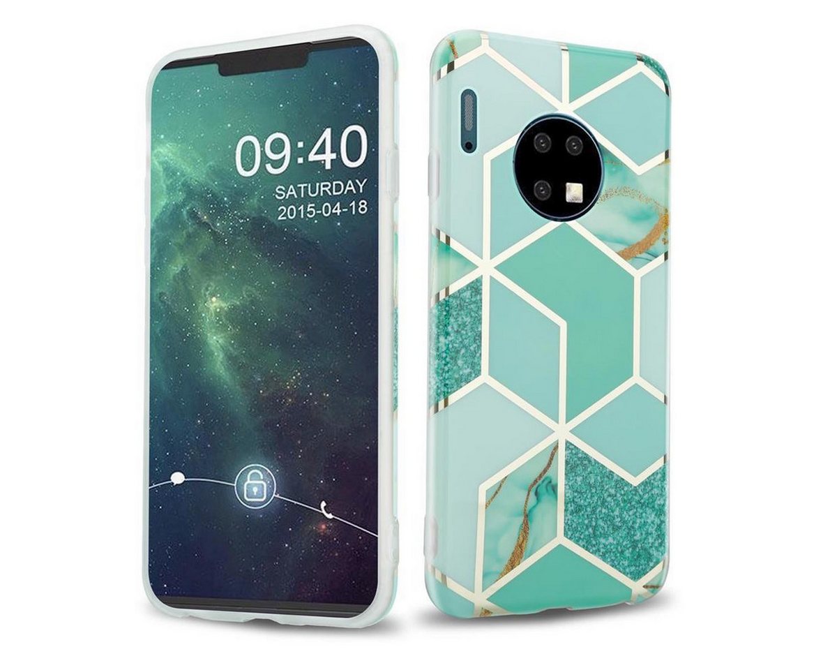 Cadorabo Handyhülle Huawei MATE 30 Huawei MATE 30, Flexible TPU Silikon Handy Schutzhülle - Hülle - ultra slim von Cadorabo