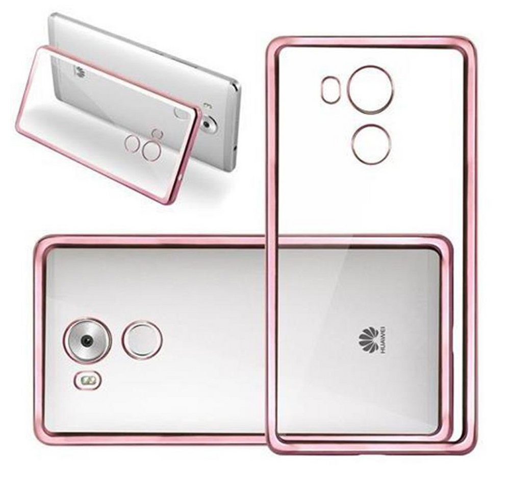 Cadorabo Handyhülle Huawei MATE 8 Huawei MATE 8, Flexible Ultra Slim TPU Silikon Handy Schutzhülle Back Cover Bumper von Cadorabo