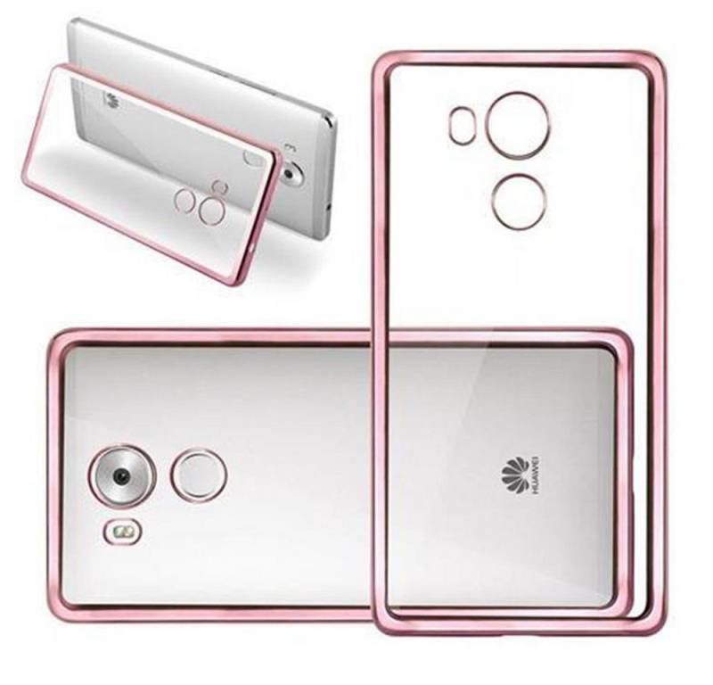 Cadorabo Handyhülle für Huawei MATE 8 Hülle Huawei MATE 8, Flexible Ultra Slim TPU Silikon Handy Schutzhülle Back Cover Bumper von Cadorabo