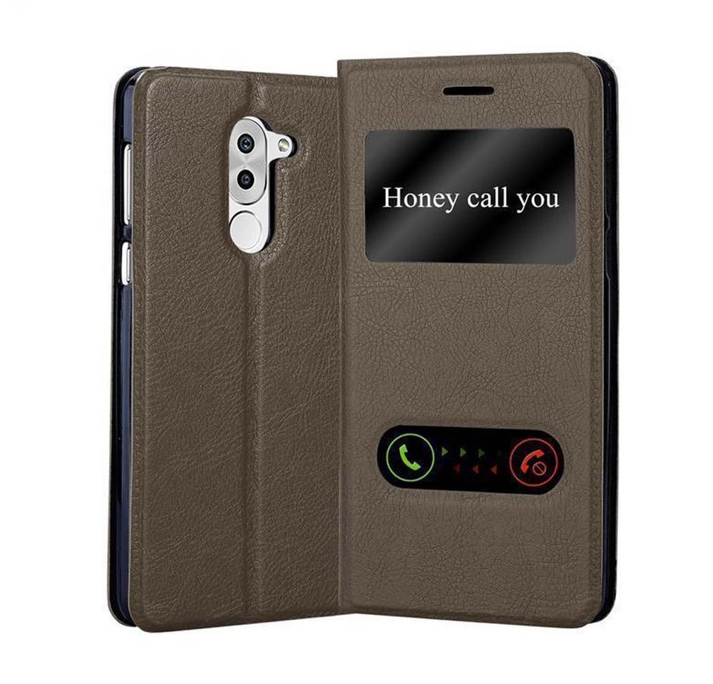 Cadorabo Handyhülle für Huawei MATE 9 LITE / GR5 2017 / Honor 6X Hülle Huawei MATE 9 LITE / GR5 2017 / Honor 6X, Klappbare Handy Schutzhülle - Hülle - mit Standfunktion und Kartenfach Cadorabo Handyhülle für Huawei MATE 9 LITE / GR5 2017 / Honor 6X Hülle Huawei MATE 9 LITE / GR5 2017 / Honor 6X, Klappbare Handy Schutzhülle - Hülle - mit Standfunktion und Kartenfach von Cadorabo