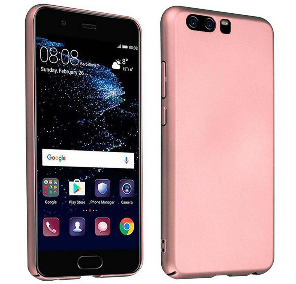 Cadorabo Handyhülle für Huawei P10 Hülle Huawei P10, Handy Schutzhülle - Hülle - Robustes Hard Cover Back Case Bumper von Cadorabo