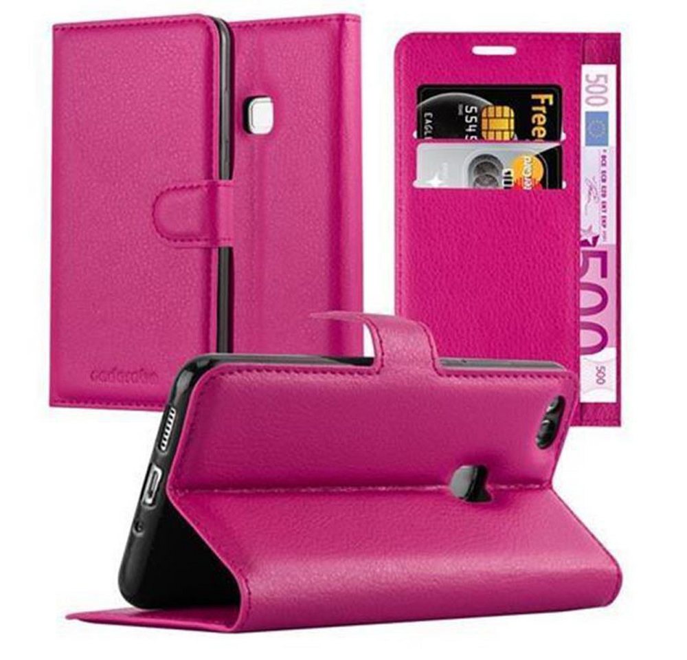 Cadorabo Handyhülle für Huawei P10 LITE Hülle Huawei P10 LITE, Hülle Schutzhülle mit Standfunktion, Kartenfach und Magnetverschluss Cadorabo Handyhülle für Huawei P10 LITE Hülle Huawei P10 LITE, Hülle Schutzhülle mit Standfunktion, Kartenfach und Magnetverschluss von Cadorabo