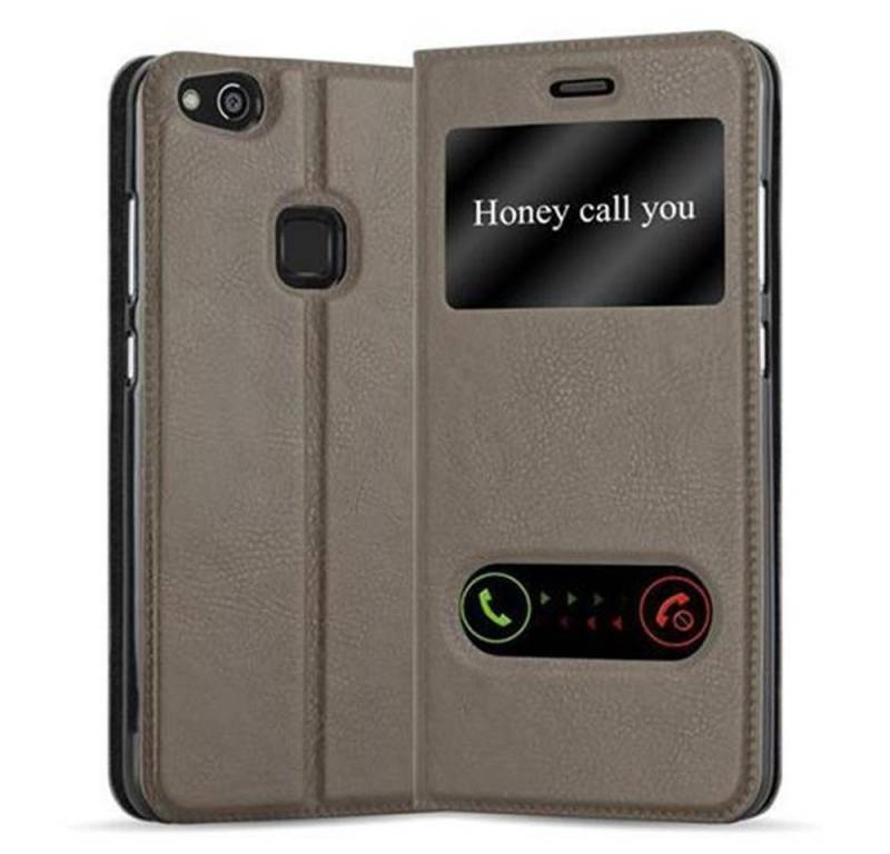 Cadorabo Handyhülle für Huawei P10 LITE Hülle Huawei P10 LITE, Klappbare Handy Schutzhülle - Hülle - mit Standfunktion und Kartenfach von Cadorabo