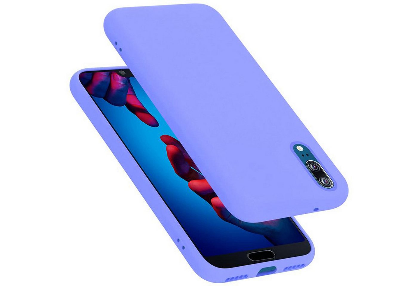 Cadorabo Handyhülle für Huawei P20 Hülle Huawei P20, Flexible Hülle TPU Silikon Schutzhülle Back Cover Case Cadorabo Handyhülle für Huawei P20 Hülle Huawei P20, Flexible Hülle TPU Silikon Schutzhülle Back Cover Case von Cadorabo