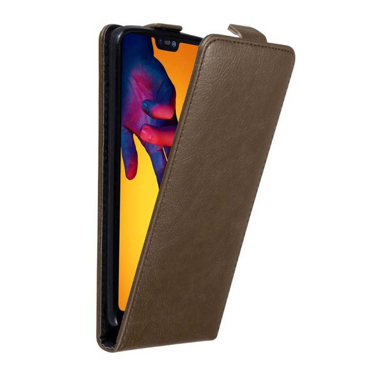 Cadorabo Handyhülle für Huawei P20 LITE 2018 / NOVA 3E Hülle Huawei P20 LITE 2018 / NOVA 3E, Handy Schutzhülle, Klappbare Hülle, Kunstleder mit Magnetverschluss von Cadorabo