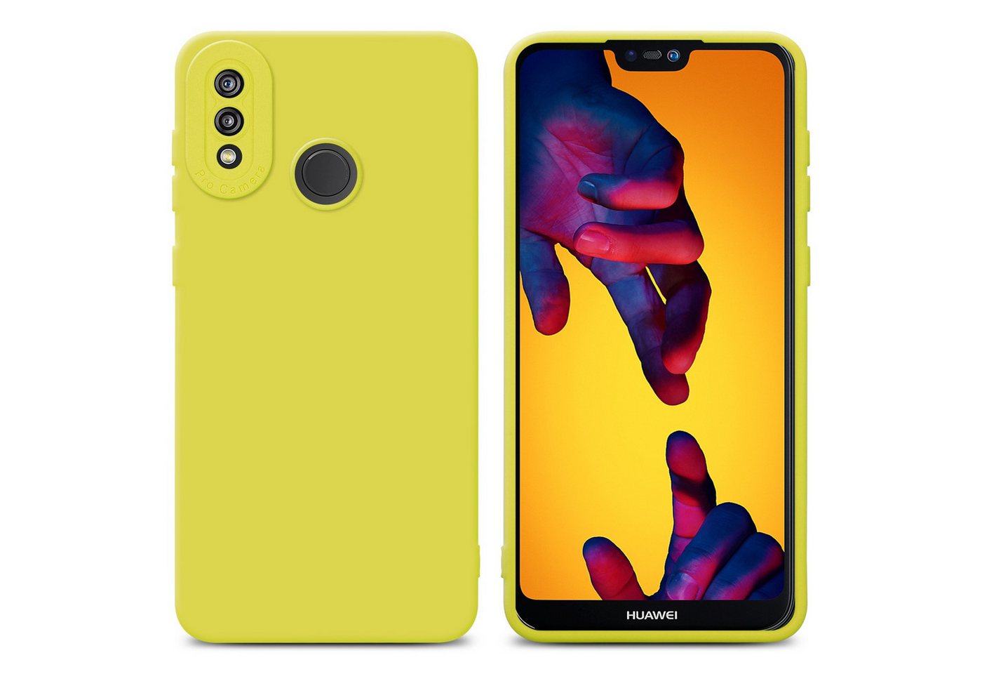 Cadorabo Handyhülle Huawei P20 LITE 2018 / NOVA 3E Huawei P20 LITE 2018 / NOVA 3E, Schutzhülle - TPU Silikon Hülle - Case - Cover von Cadorabo