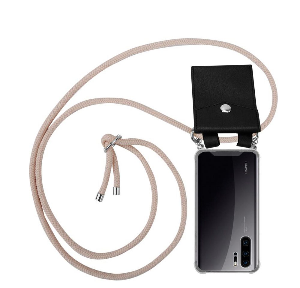 Cadorabo Handyhülle für Huawei P30 PRO Kette Huawei P30 PRO, Flexible TPU Silikon Handy Schutzhülle - Hülle - mit Handykette Cadorabo Handyhülle für Huawei P30 PRO Kette Huawei P30 PRO, Flexible TPU Silikon Handy Schutzhülle - Hülle - mit Handykette von Cadorabo