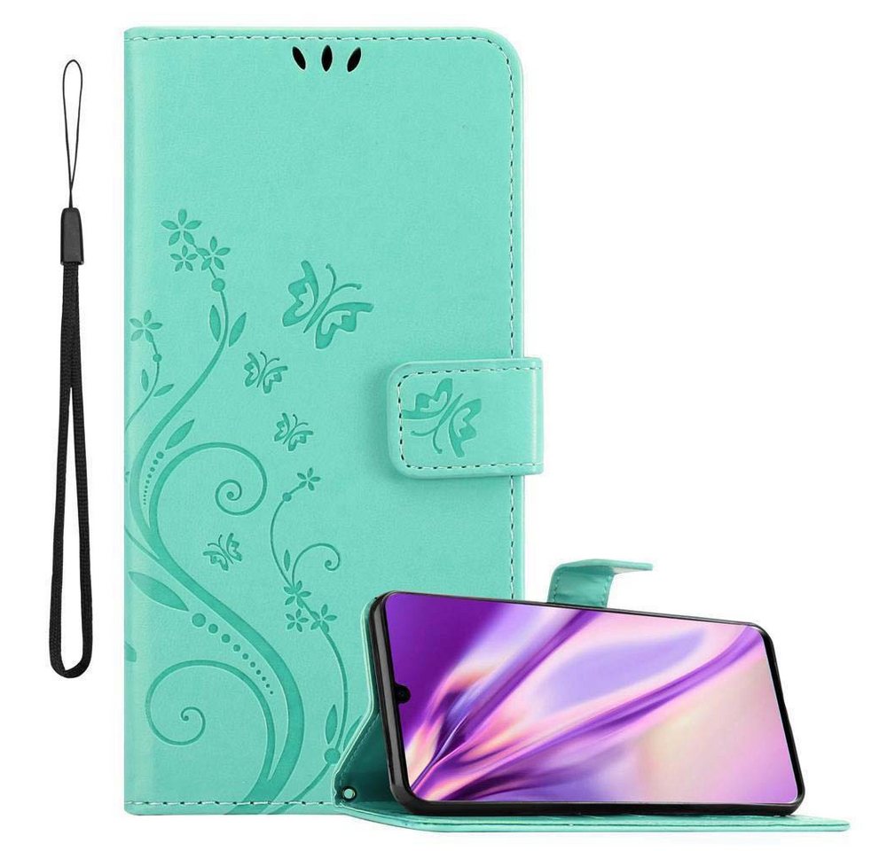 Cadorabo Handyhülle für Huawei P30 PRO Hülle Huawei P30 PRO, Hülle Schutzhülle Blumen Flower mit Standfunktion Kartenfach Magnet Cadorabo Handyhülle für Huawei P30 PRO Hülle Huawei P30 PRO, Hülle Schutzhülle Blumen Flower mit Standfunktion Kartenfach Magnet von Cadorabo