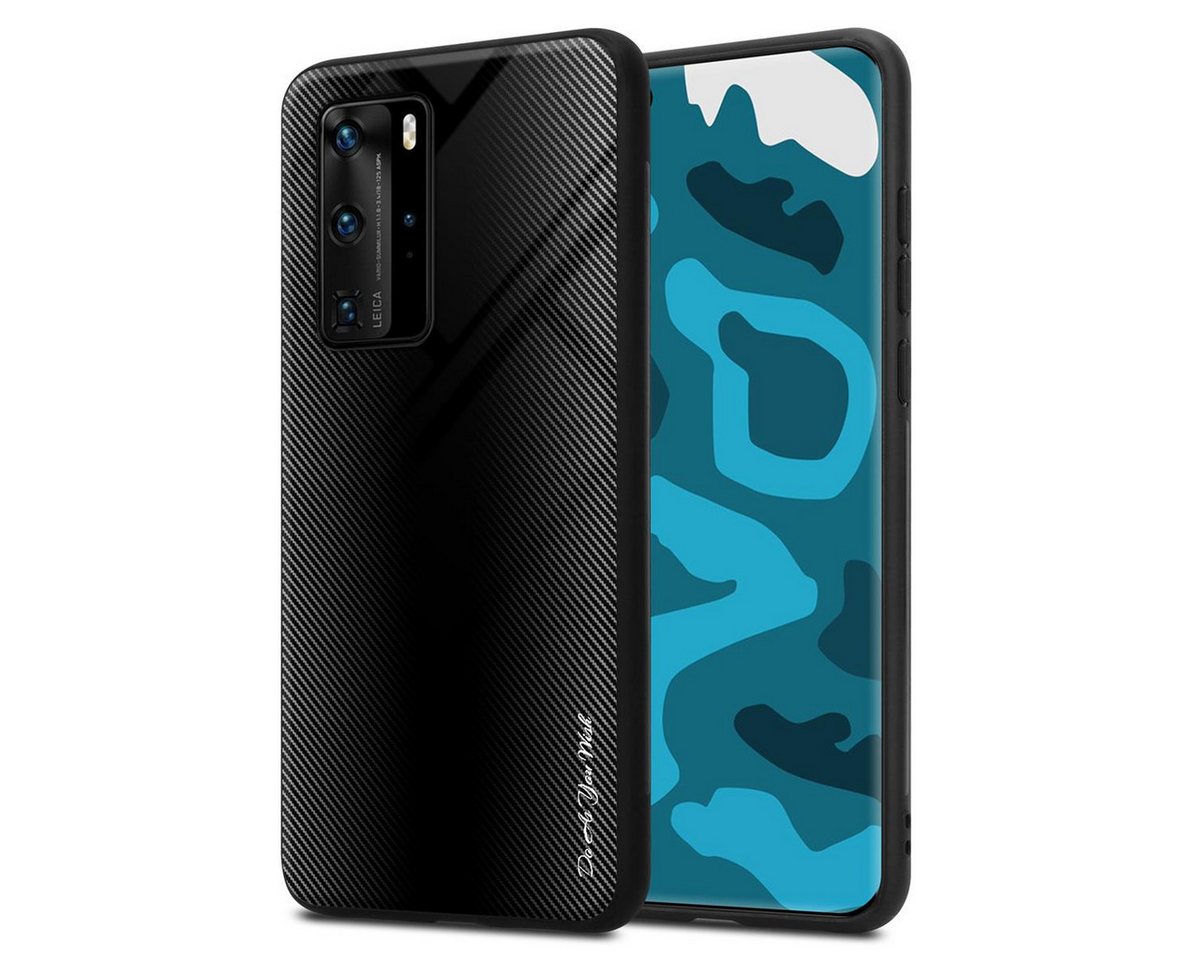 Cadorabo Handyhülle Huawei P40 PRO / P40 PRO+ Huawei P40 PRO / P40 PRO+, Robustes Hard Case - Handy Schutzhülle - Hülle - Back Cover Bumper von Cadorabo