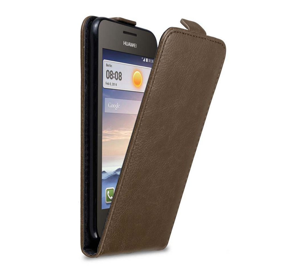 Cadorabo Handyhülle für Huawei Y3 / Y3C / Y330 / Y331 / Y360 Hülle Huawei Y3 / Y3C / Y330 / Y331 / Y360, Handy Schutzhülle, Klappbare Hülle, Kunstleder mit Magnetverschluss Cadorabo Handyhülle für Huawei Y3 / Y3C / Y330 / Y331 / Y360 Hülle Huawei Y3 / Y3C / Y330 / Y331 / Y360, Handy Schutzhülle, Klappbare Hülle, Kunstleder mit Magnetverschluss von Cadorabo