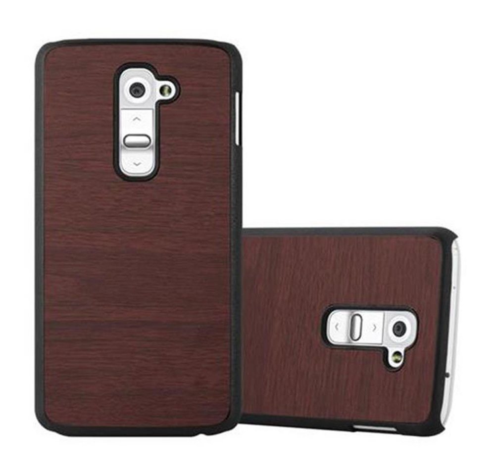 Cadorabo Handyhülle LG G2 LG G2, Handy Schutzhülle - Hülle - Robustes Hard Cover Back Case Bumper von Cadorabo