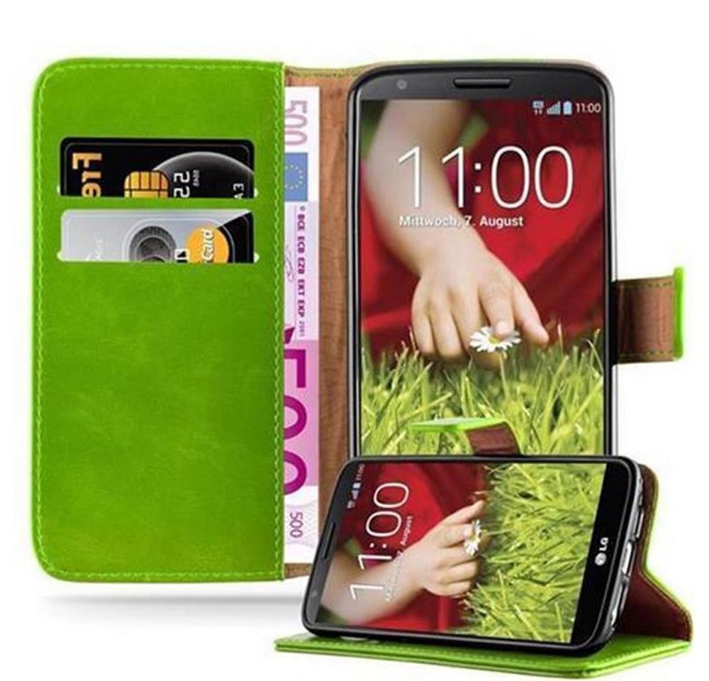 Cadorabo Handyhülle für LG G2 Hülle LG G2, Klappbare Handy Schutzhülle - Hülle - mit Standfunktion und Kartenfach Cadorabo Handyhülle für LG G2 Hülle LG G2, Klappbare Handy Schutzhülle - Hülle - mit Standfunktion und Kartenfach von Cadorabo