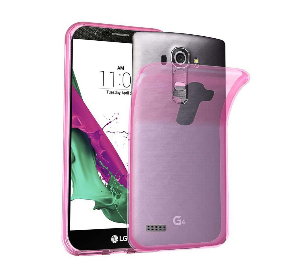 Cadorabo Handyhülle für LG G4S Hülle LG G4S, Hülle TPU Silikon Handy Schutzhülle Slim Transparent Case Cover von Cadorabo