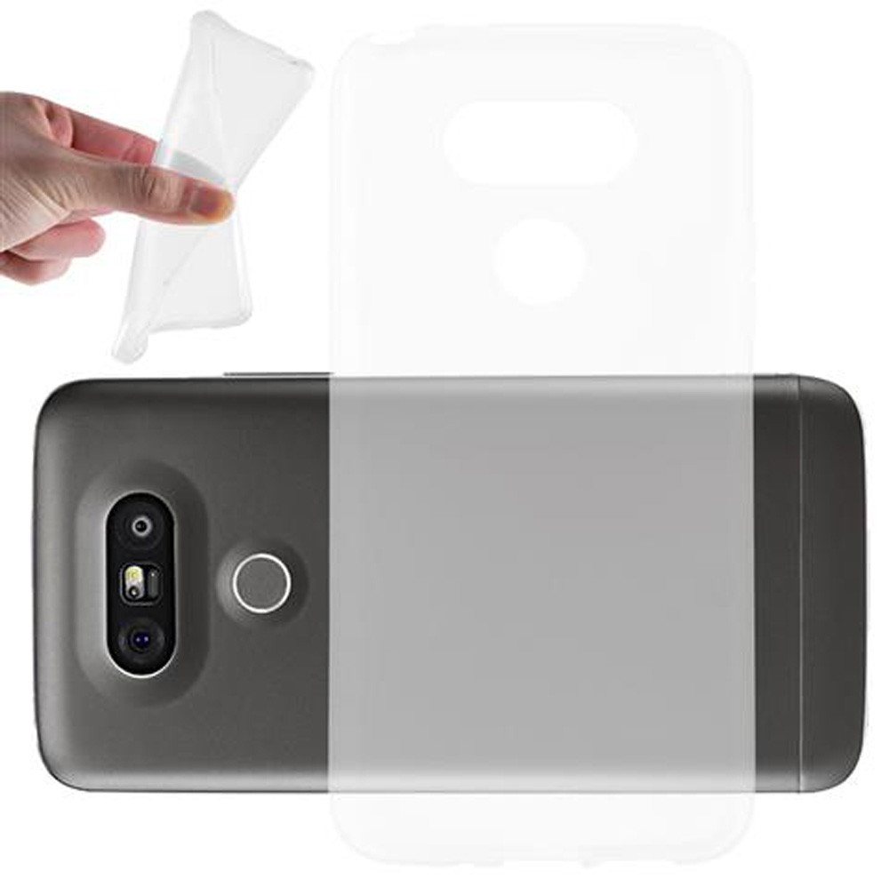 Cadorabo Handyhülle für LG G5 Hülle LG G5, Hülle TPU Silikon Handy Schutzhülle Slim Transparent Case Cover Cadorabo Handyhülle für LG G5 Hülle LG G5, Hülle TPU Silikon Handy Schutzhülle Slim Transparent Case Cover von Cadorabo