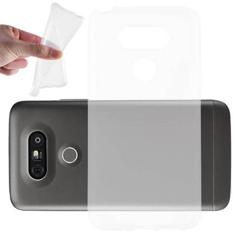 Cadorabo Handyhülle für LG G5 Hülle LG G5, Hülle TPU Silikon Handy Schutzhülle Slim Transparent Case Cover von Cadorabo