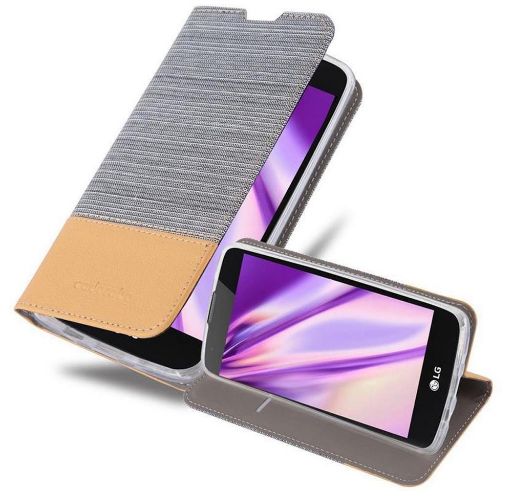Cadorabo Handyhülle für LG K8 2016 Hülle LG K8 2016, Klappbare Handy Schutzhülle - Hülle - mit Standfunktion und Kartenfach Cadorabo Handyhülle für LG K8 2016 Hülle LG K8 2016, Klappbare Handy Schutzhülle - Hülle - mit Standfunktion und Kartenfach von Cadorabo