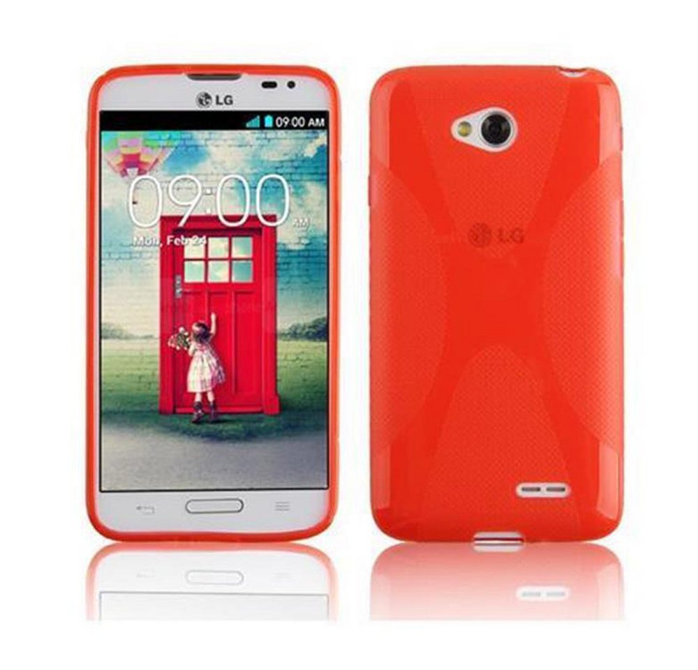 Cadorabo Handyhülle für LG L70 (1. SIM) Hülle LG L70 (1. SIM), Flexible TPU Silikon Handy Schutzhülle - Hülle - ultra slim von Cadorabo