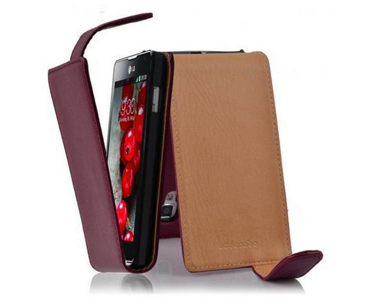 Cadorabo Handyhülle für LG OPTIMUS L7 II Hülle LG OPTIMUS L7 II, Handy Schutzhülle, Klappbare Hülle, Kunstleder mit Magnetverschluss Cadorabo Handyhülle für LG OPTIMUS L7 II Hülle LG OPTIMUS L7 II, Handy Schutzhülle, Klappbare Hülle, Kunstleder mit Magnetverschluss von Cadorabo