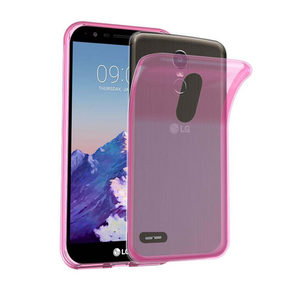 Cadorabo Handyhülle für LG STYLUS 3 Hülle LG STYLUS 3, Hülle TPU Silikon Handy Schutzhülle Slim Transparent Case Cover von Cadorabo