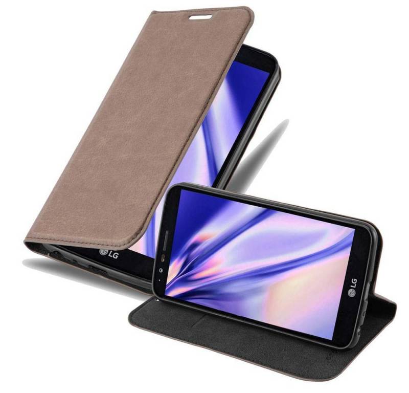 Cadorabo Handyhülle für LG STYLUS 3 Hülle LG STYLUS 3, Hülle Schutzhülle mit Standfunktion, Magnetverschluss und Kartenfach von Cadorabo