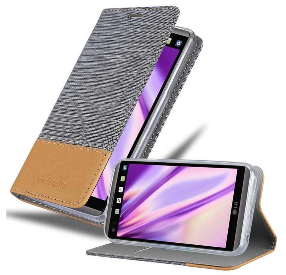 Cadorabo Handyhülle für LG V20 Hülle LG V20, Klappbare Handy Schutzhülle - Hülle - mit Standfunktion und Kartenfach Cadorabo Handyhülle für LG V20 Hülle LG V20, Klappbare Handy Schutzhülle - Hülle - mit Standfunktion und Kartenfach von Cadorabo