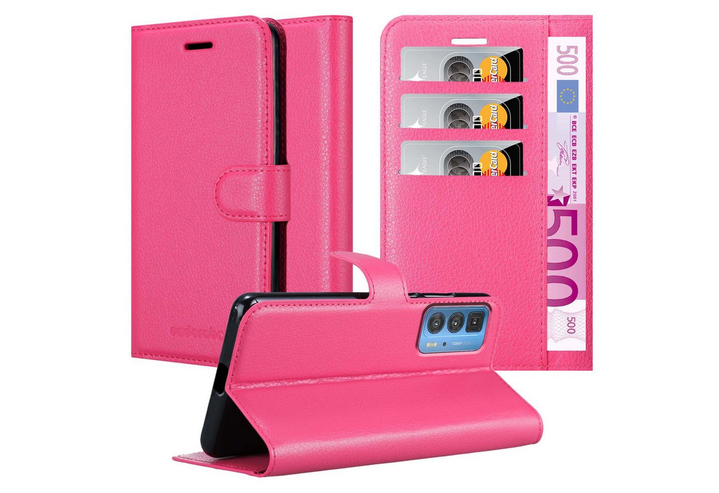 Cadorabo Handyhülle für Motorola EDGE 20 PRO / EDGE S PRO Hülle Motorola EDGE 20 PRO / EDGE S PRO, Hülle Schutzhülle mit Standfunktion, Kartenfach und Magnetverschluss Cadorabo Handyhülle für Motorola EDGE 20 PRO / EDGE S PRO Hülle Motorola EDGE 20 PRO / EDGE S PRO, Hülle Schutzhülle mit Standfunktion, Kartenfach und Magnetverschluss von Cadorabo