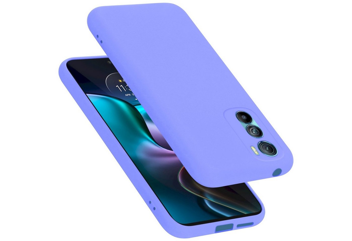Cadorabo Handyhülle für Motorola EDGE 30 Hülle Motorola EDGE 30, Flexible Hülle TPU Silikon Schutzhülle Back Cover Case Cadorabo Handyhülle für Motorola EDGE 30 Hülle Motorola EDGE 30, Flexible Hülle TPU Silikon Schutzhülle Back Cover Case von Cadorabo