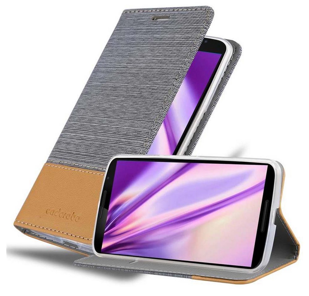 Cadorabo Handyhülle für Motorola Google NEXUS 6 Hülle Motorola Google NEXUS 6, Klappbare Handy Schutzhülle - Hülle - mit Standfunktion und Kartenfach Cadorabo Handyhülle für Motorola Google NEXUS 6 Hülle Motorola Google NEXUS 6, Klappbare Handy Schutzhülle - Hülle - mit Standfunktion und Kartenfach von Cadorabo