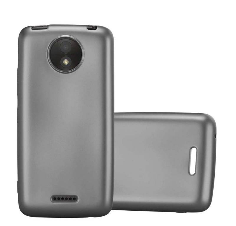 Cadorabo Handyhülle für Motorola MOTO C PLUS Hülle Motorola MOTO C PLUS, Flexible TPU Silikon Handy Schutzhülle - Hülle - ultra slim von Cadorabo
