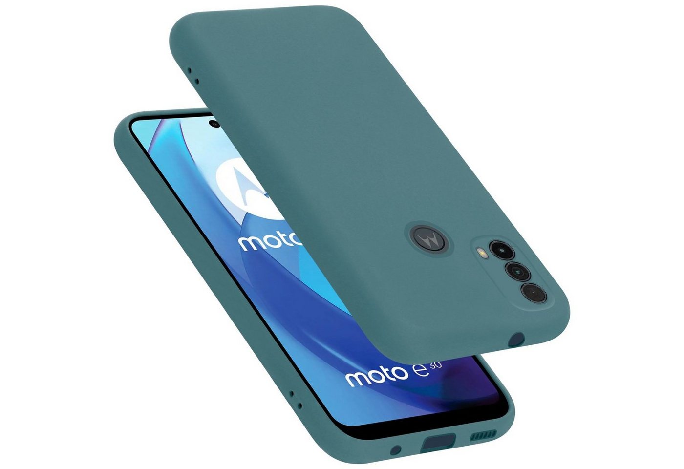 Cadorabo Handyhülle für Motorola MOTO E20 / E30 / E40 Hülle Motorola MOTO E20 / E30 / E40, Flexible Hülle TPU Silikon Schutzhülle Back Cover Case Cadorabo Handyhülle für Motorola MOTO E20 / E30 / E40 Hülle Motorola MOTO E20 / E30 / E40, Flexible Hülle TPU Silikon Schutzhülle Back Cover Case von Cadorabo