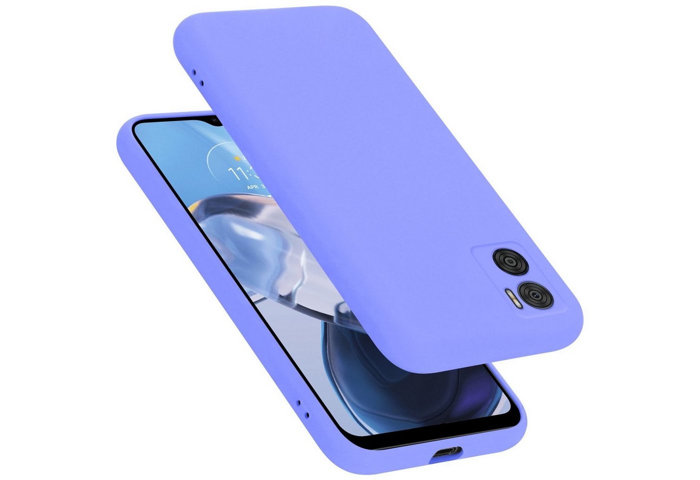 Cadorabo Handyhülle für Hülle Motorola MOTO E22 / E22i, Flexible Hülle TPU Silikon Schutzhülle Back Cover Case Cadorabo Handyhülle für Hülle Motorola MOTO E22 / E22i, Flexible Hülle TPU Silikon Schutzhülle Back Cover Case von Cadorabo