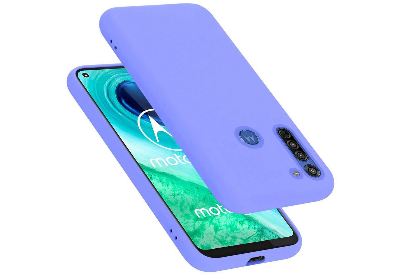 Cadorabo Handyhülle für Motorola MOTO G8 Hülle Motorola MOTO G8, Flexible Hülle TPU Silikon Schutzhülle Back Cover Case Cadorabo Handyhülle für Motorola MOTO G8 Hülle Motorola MOTO G8, Flexible Hülle TPU Silikon Schutzhülle Back Cover Case von Cadorabo