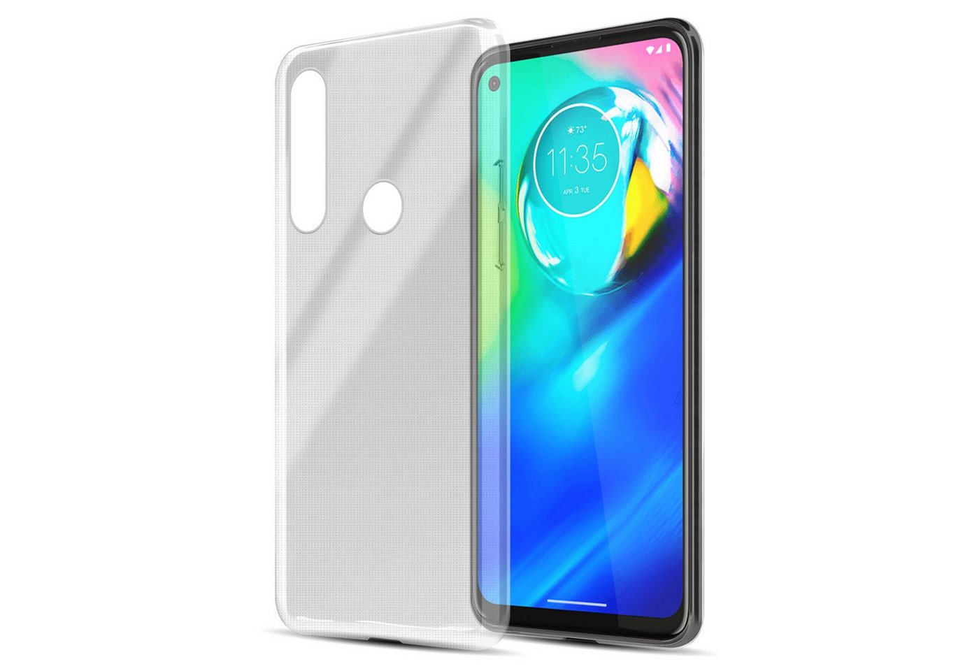 Cadorabo Handyhülle für Motorola MOTO G8 POWER LITE Hülle Motorola MOTO G8 POWER LITE, Hülle TPU Silikon Handy Schutzhülle Slim Transparent Case Cover Cadorabo Handyhülle für Motorola MOTO G8 POWER LITE Hülle Motorola MOTO G8 POWER LITE, Hülle TPU Silikon Handy Schutzhülle Slim Transparent Case Cover von Cadorabo