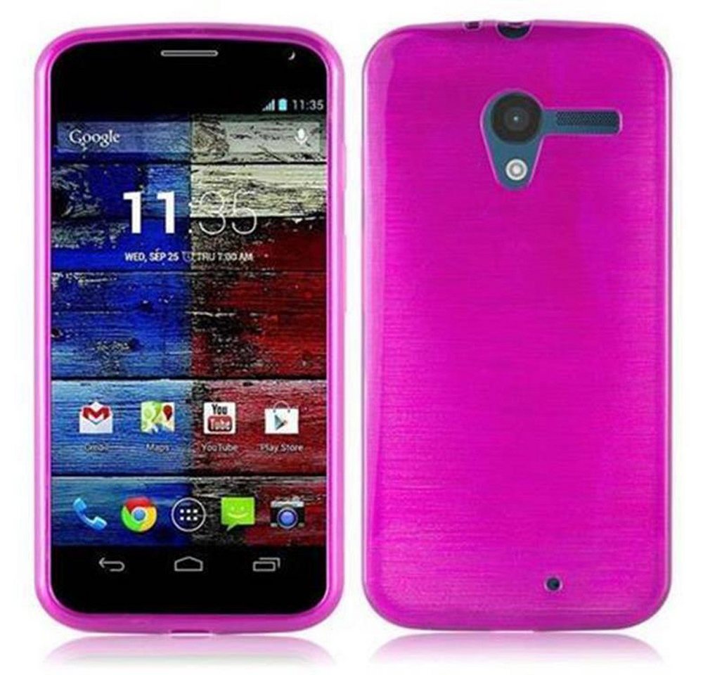 Cadorabo Handyhülle für Motorola MOTO X Hülle Motorola MOTO X, Flexible TPU Silikon Handy Schutzhülle - Hülle - ultra slim von Cadorabo