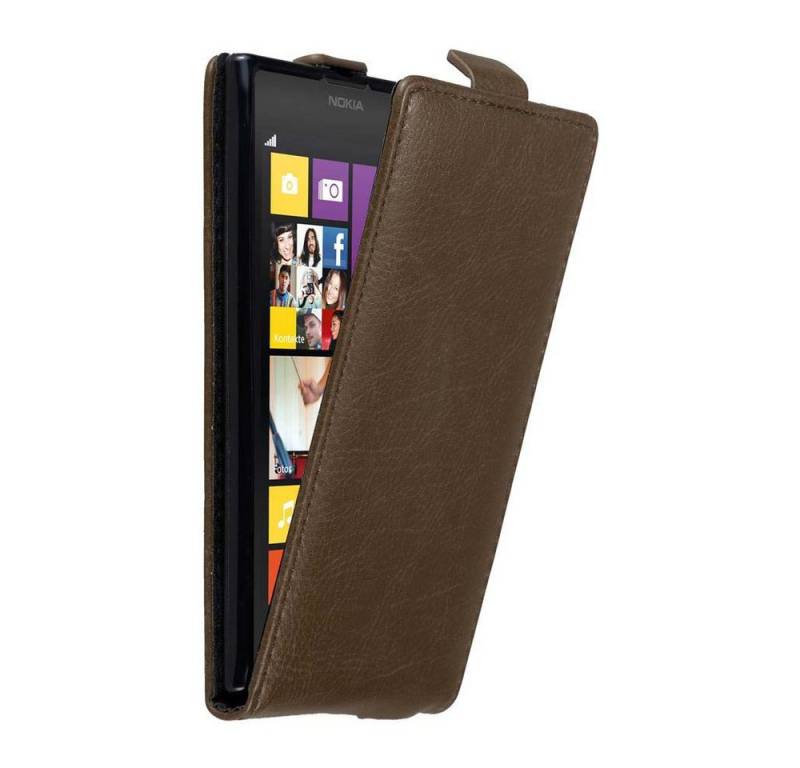 Cadorabo Handyhülle für Nokia Lumia 1020 Hülle Nokia Lumia 1020, Handy Schutzhülle, Klappbare Hülle, Kunstleder mit Magnetverschluss von Cadorabo