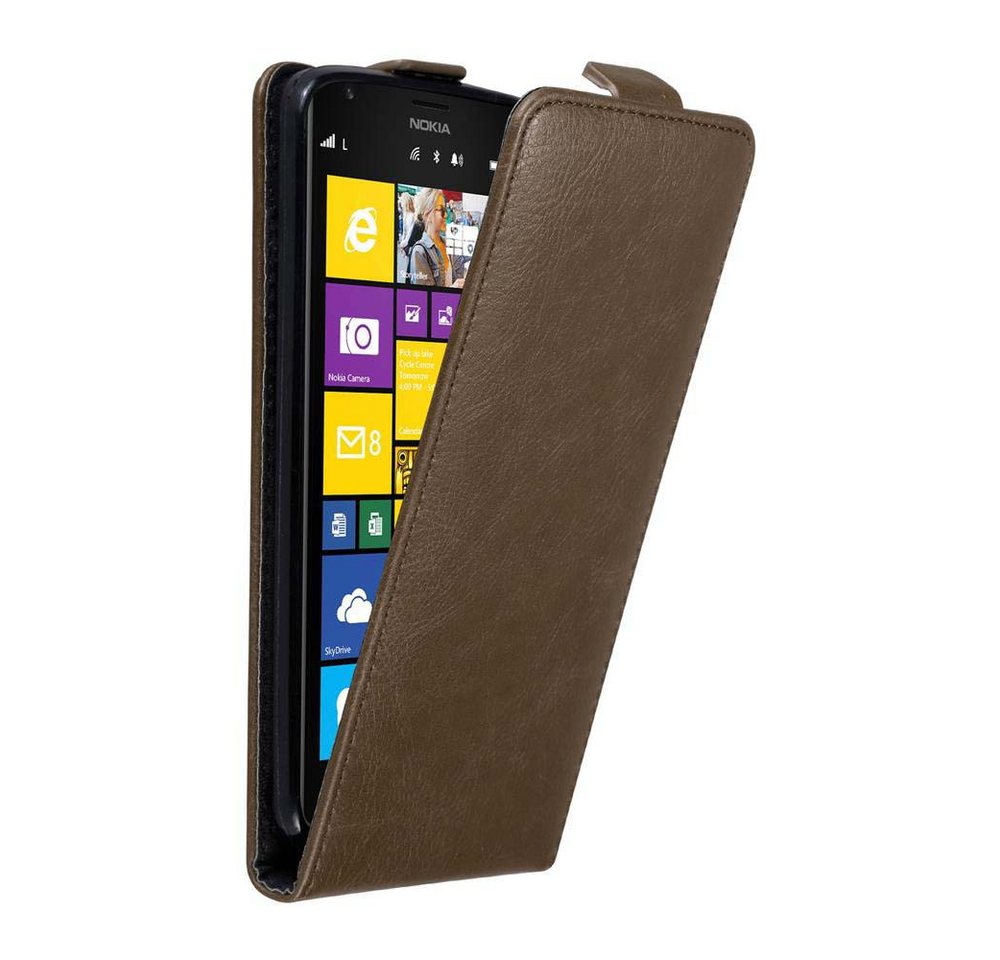 Cadorabo Handyhülle Nokia Lumia 1520 Nokia Lumia 1520, Handy Schutzhülle, Klappbare Hülle, Kunstleder mit Magnetverschluss von Cadorabo