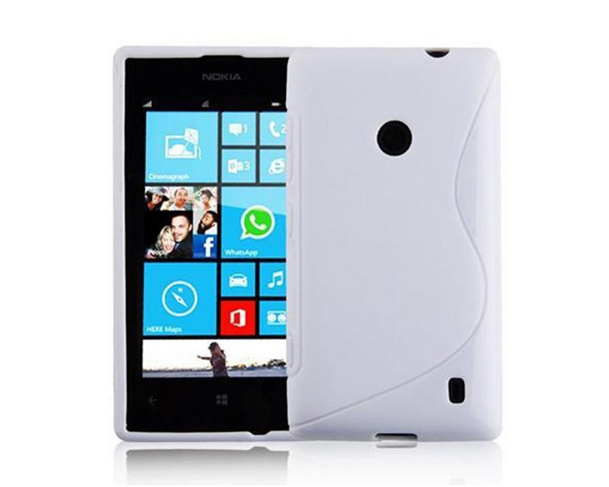 Cadorabo Handyhülle für Nokia Lumia 520 / 521 Hülle Nokia Lumia 520 / 521, Flexible TPU Silikon Handy Schutzhülle - Hülle - ultra slim Cadorabo Handyhülle für Nokia Lumia 520 / 521 Hülle Nokia Lumia 520 / 521, Flexible TPU Silikon Handy Schutzhülle - Hülle - ultra slim von Cadorabo