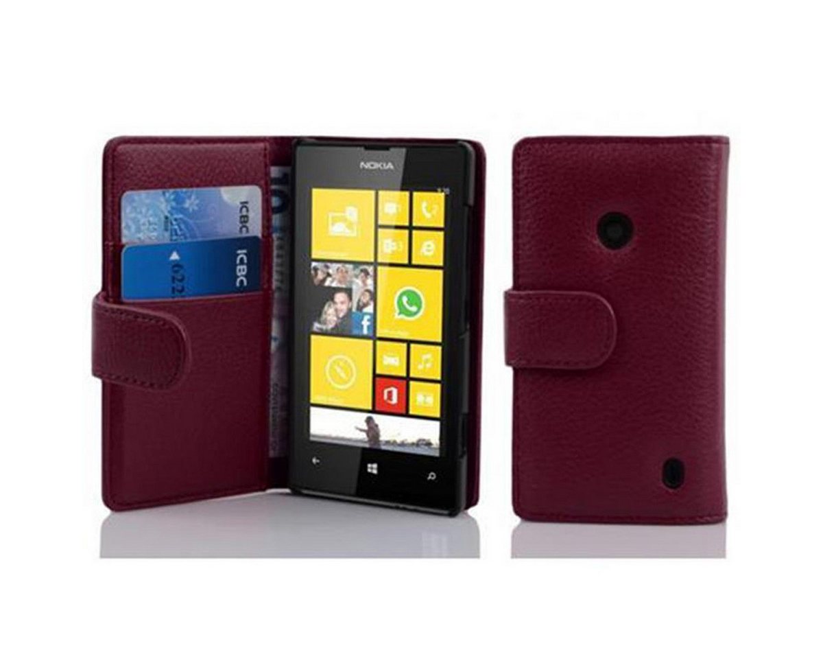 Cadorabo Handyhülle für Nokia Lumia 520 / 521 Hülle Nokia Lumia 520 / 521, Klappbare Handy Schutzhülle - Hülle - mit Standfunktion und Kartenfach Cadorabo Handyhülle für Nokia Lumia 520 / 521 Hülle Nokia Lumia 520 / 521, Klappbare Handy Schutzhülle - Hülle - mit Standfunktion und Kartenfach von Cadorabo