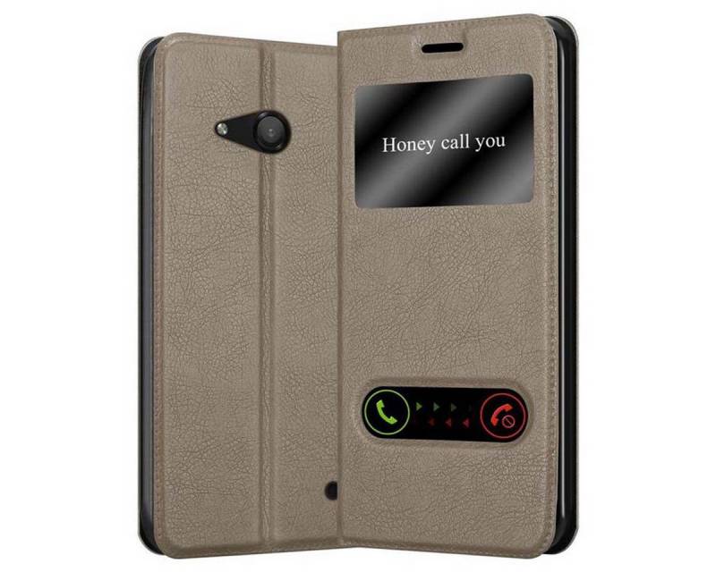 Cadorabo Handyhülle für Nokia Lumia 550 Hülle Nokia Lumia 550, Klappbare Handy Schutzhülle - Hülle - mit Standfunktion und Kartenfach von Cadorabo